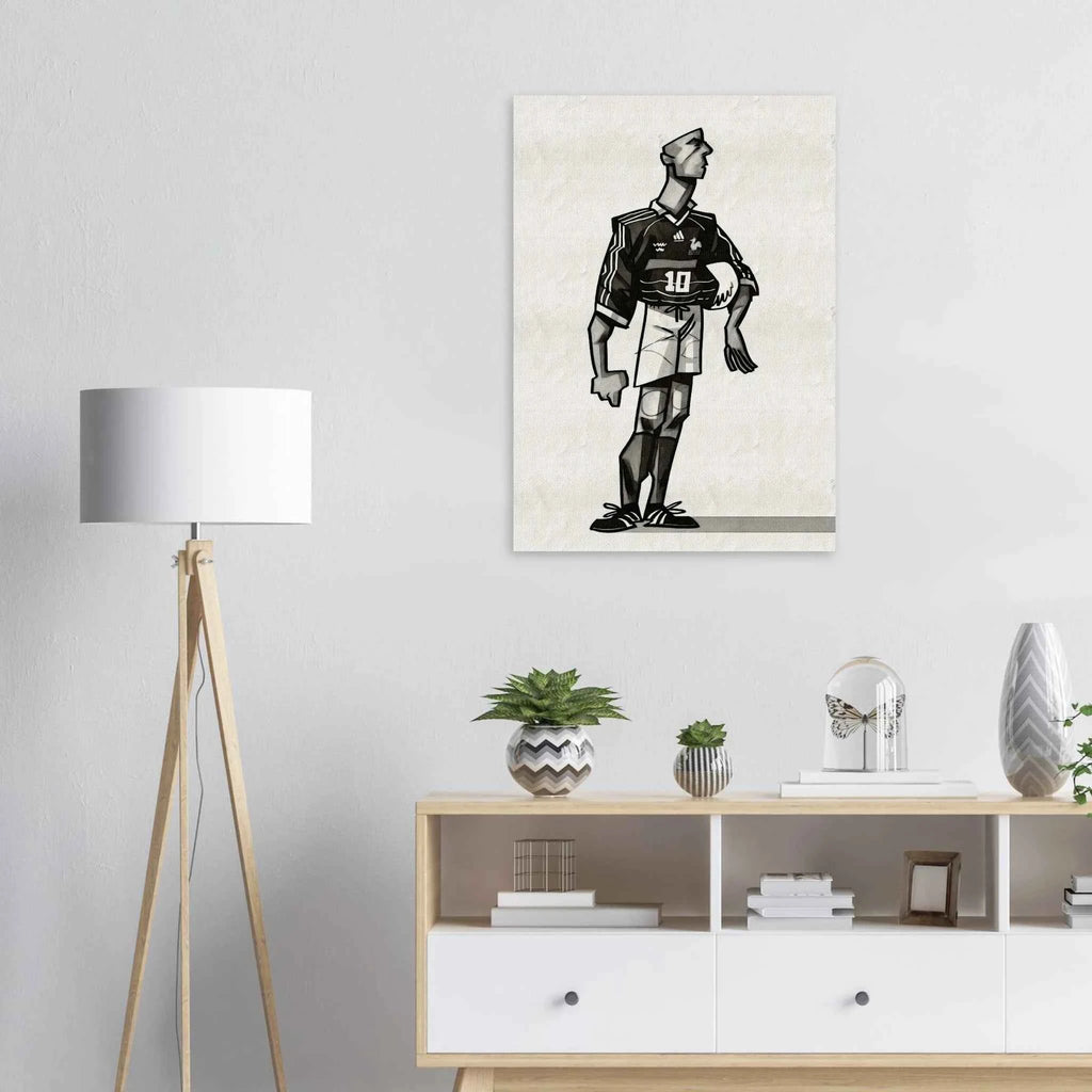 Zinedine Zidane - Kunstdruck