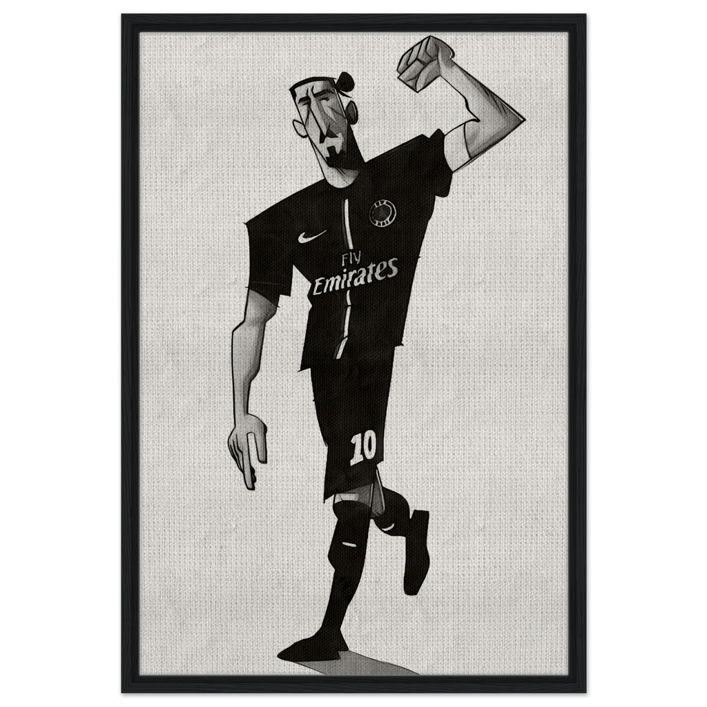 Zlatan Ibrahimovic - Gerahmte Leinwand