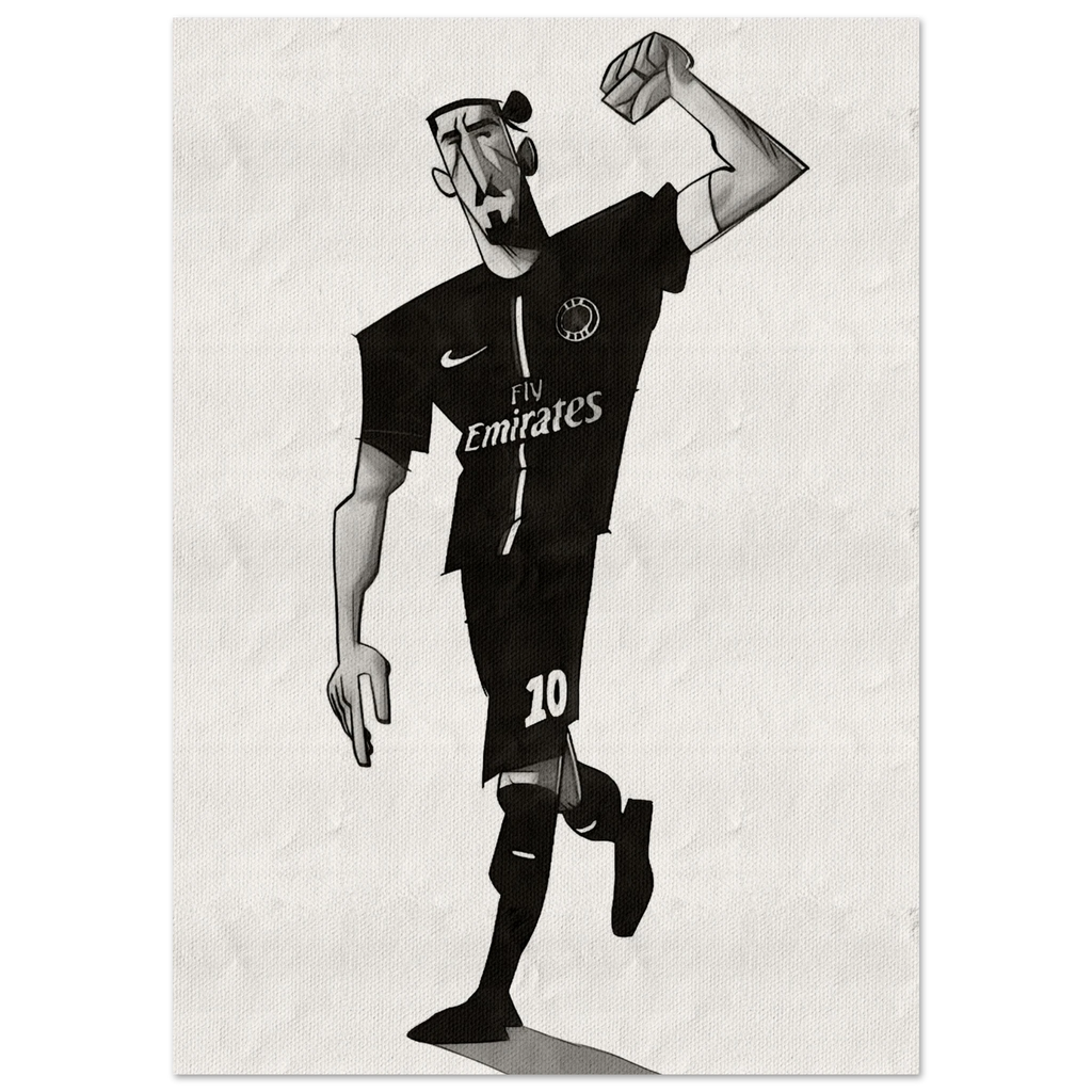 Zlatan Ibrahimovic - Kunstdruck