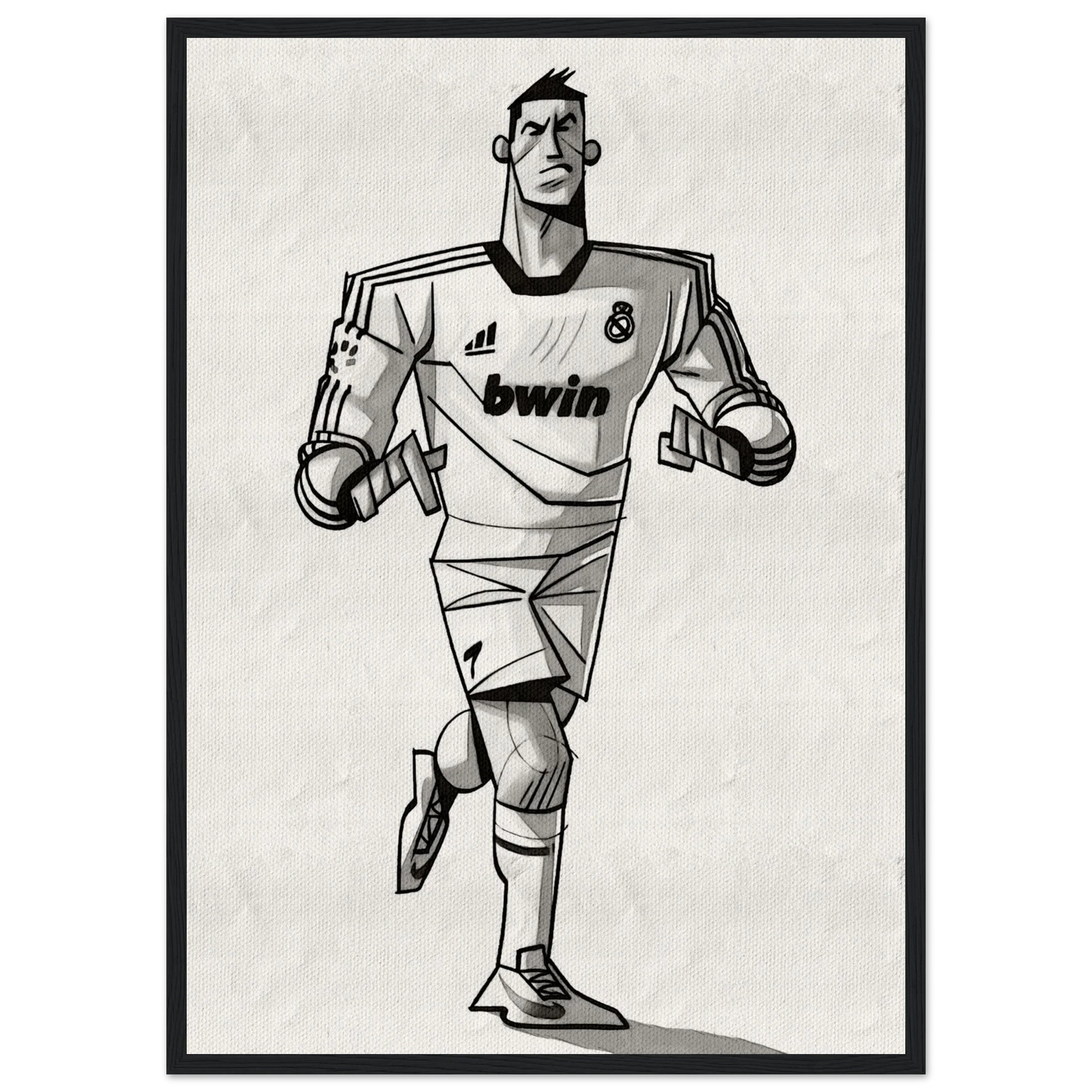 Cristiano Ronaldo - Poster im Rahmen