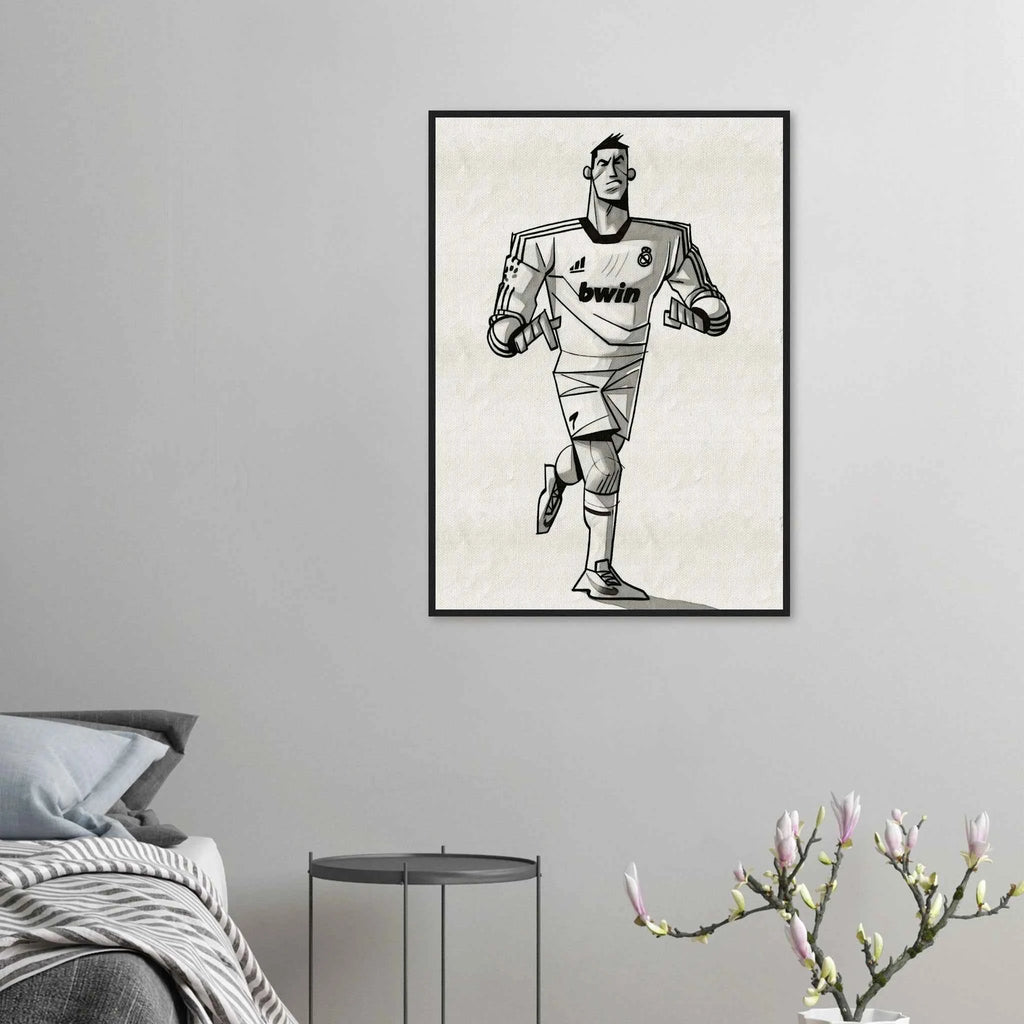 Cristiano Ronaldo - Poster im Rahmen