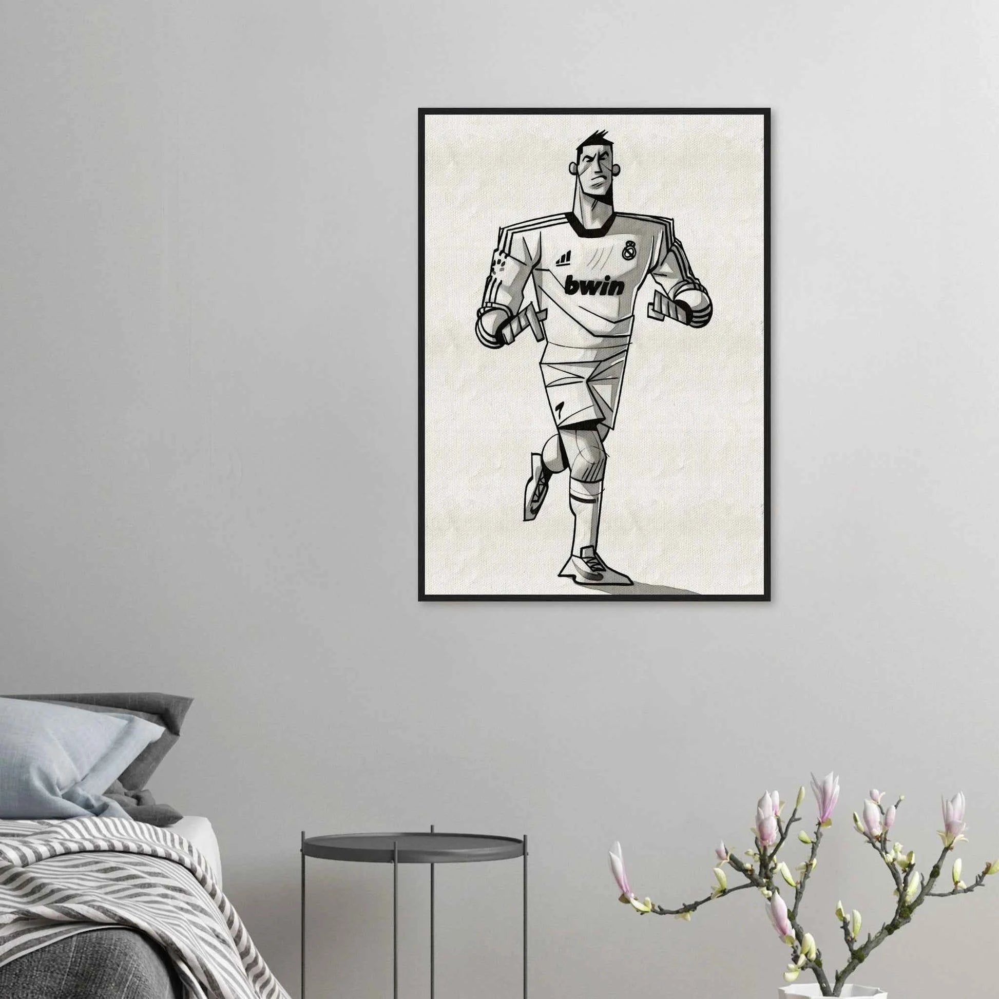 Cristiano Ronaldo - Poster im Rahmen