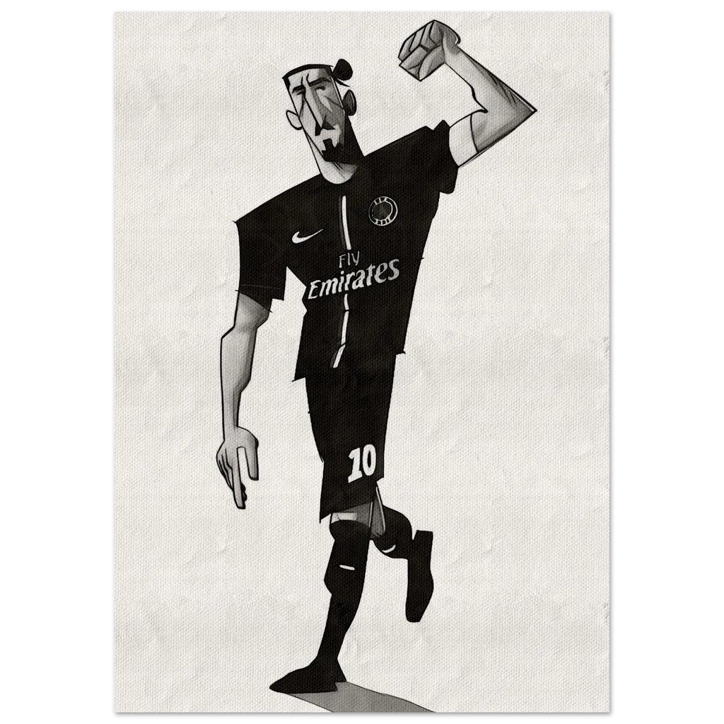 Zlatan Ibrahimovic - Kunstdruck