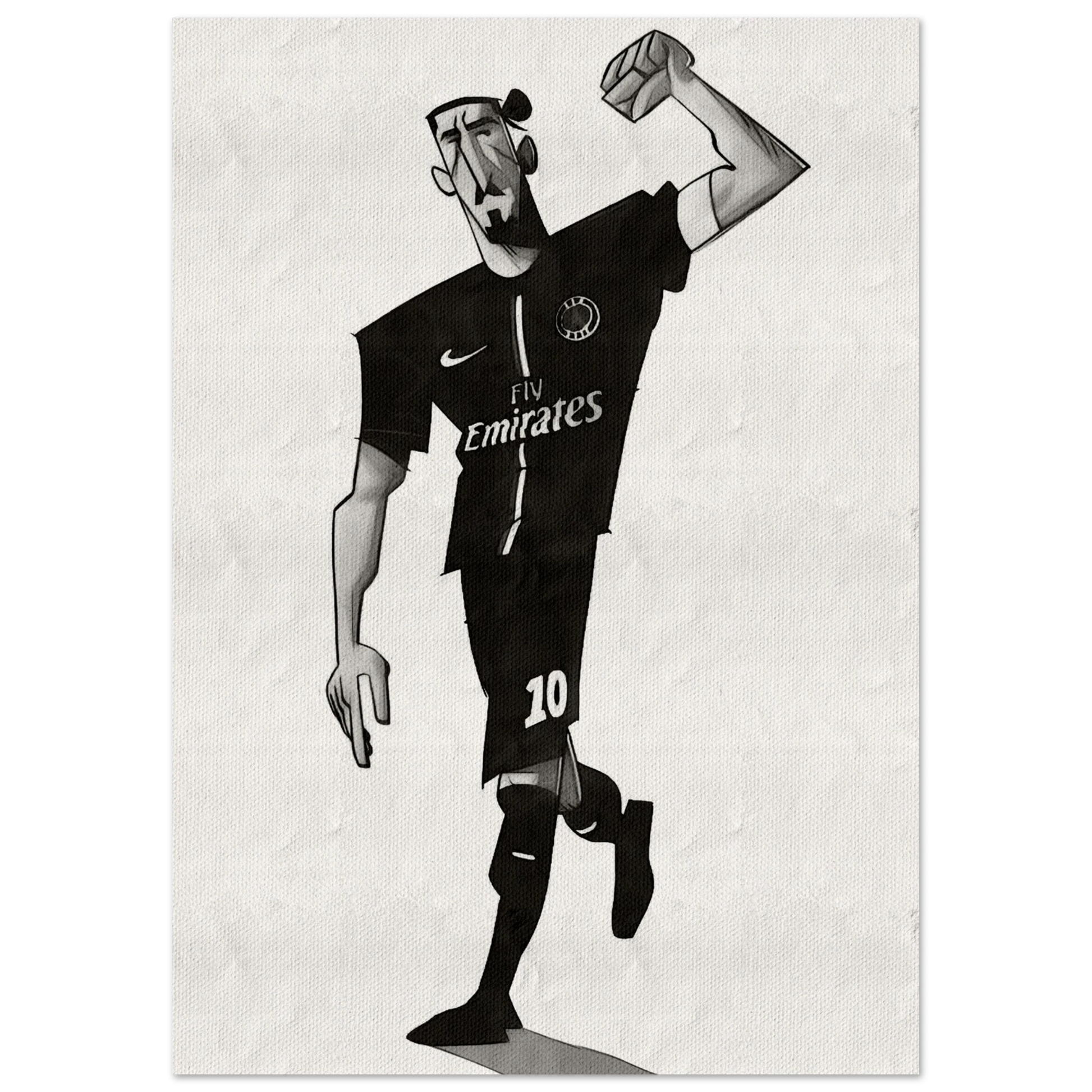 Zlatan Ibrahimovic - Kunstdruck