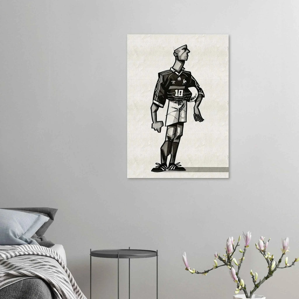 Zinedine Zidane - Kunstdruck