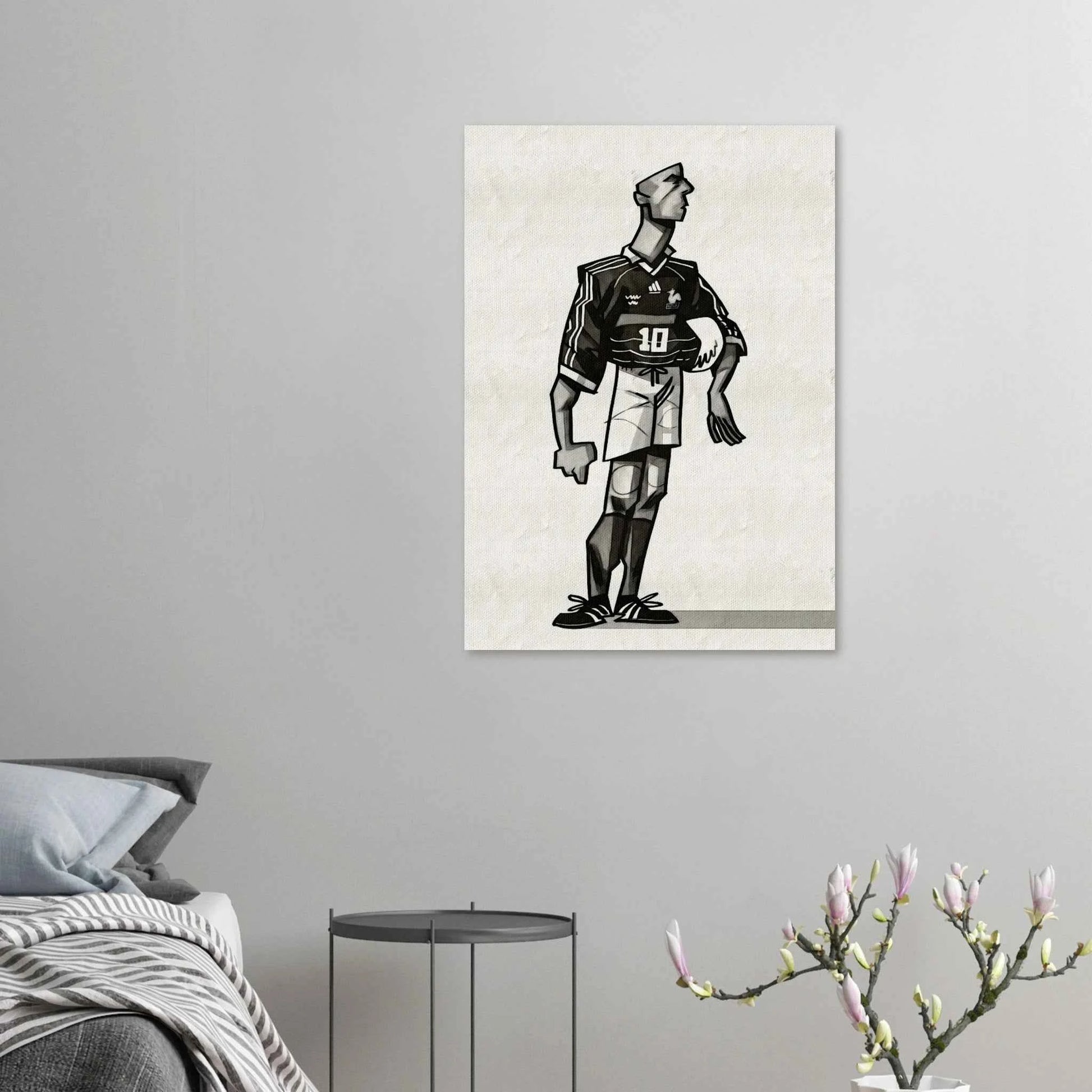 Zinedine Zidane - Kunstdruck