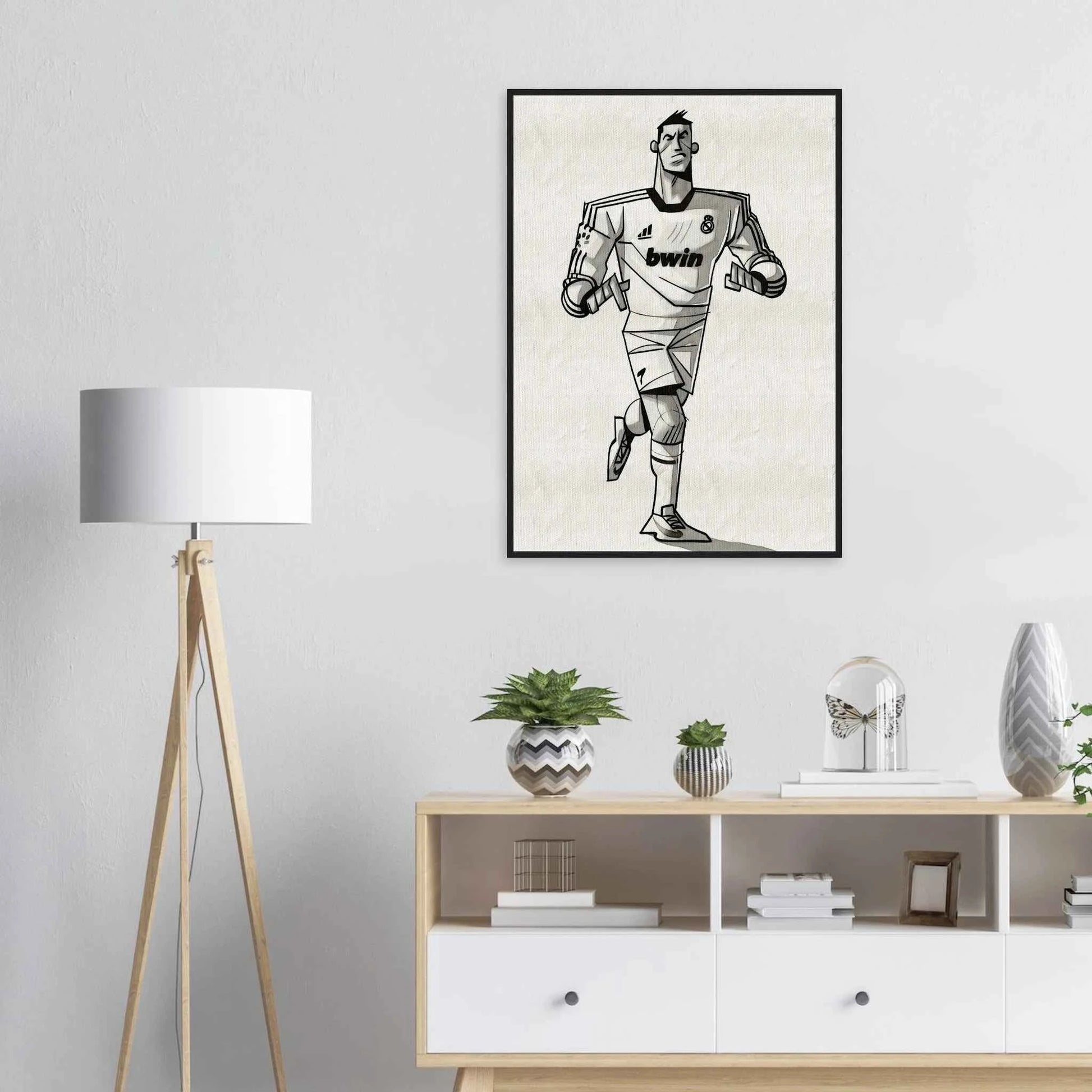 Cristiano Ronaldo - Poster im Rahmen