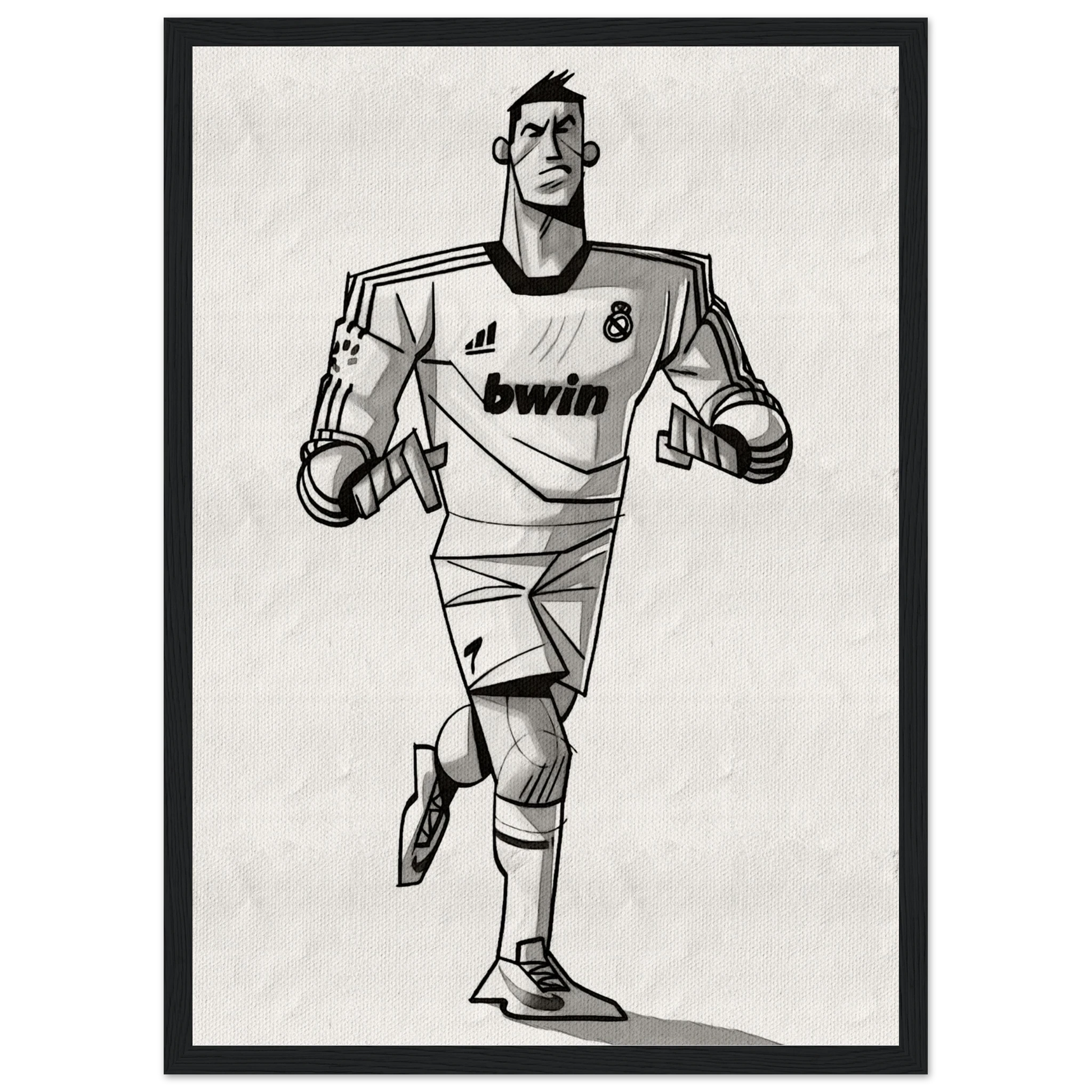 Cristiano Ronaldo - Poster im Rahmen