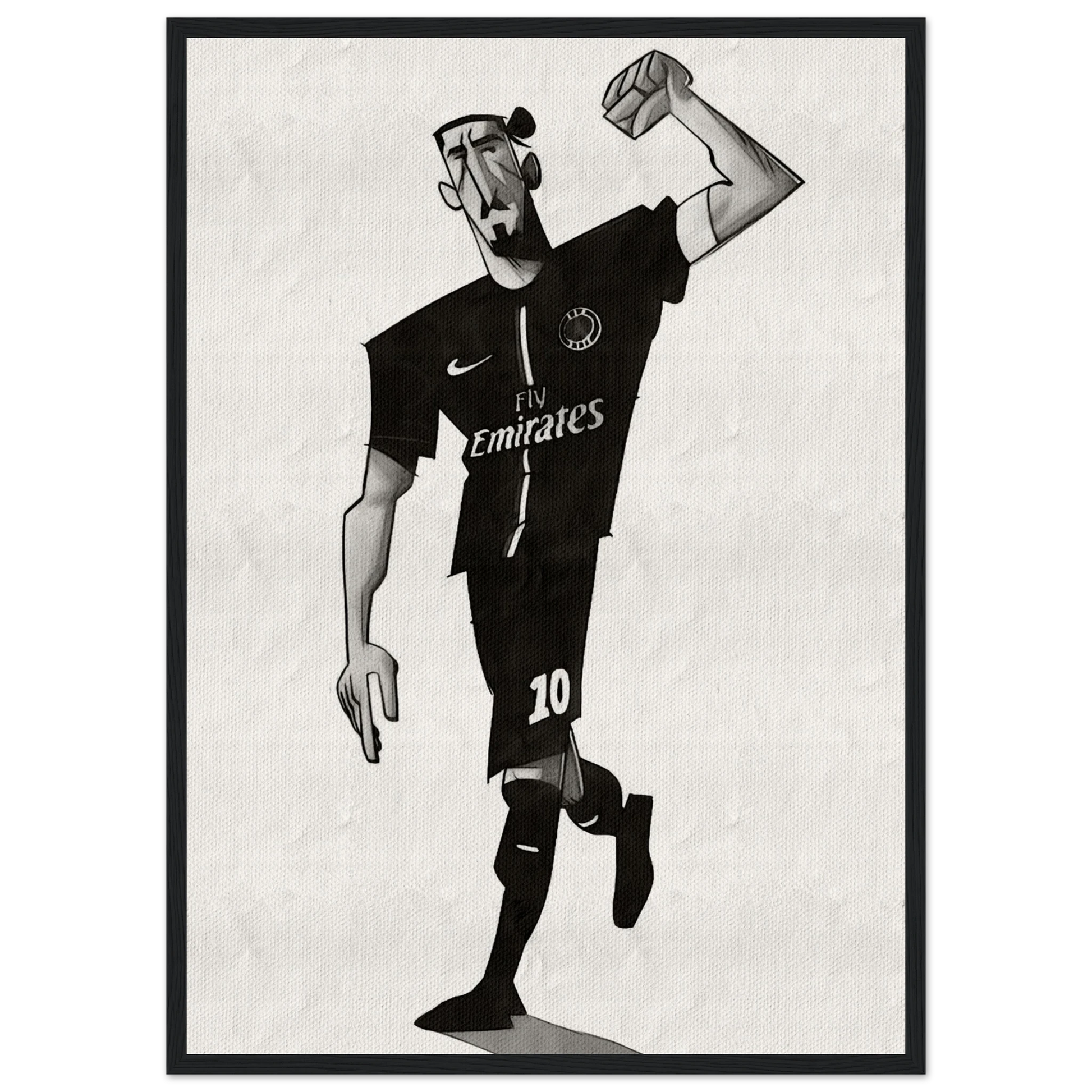 Zlatan Ibrahimovic - Poster im Rahmen