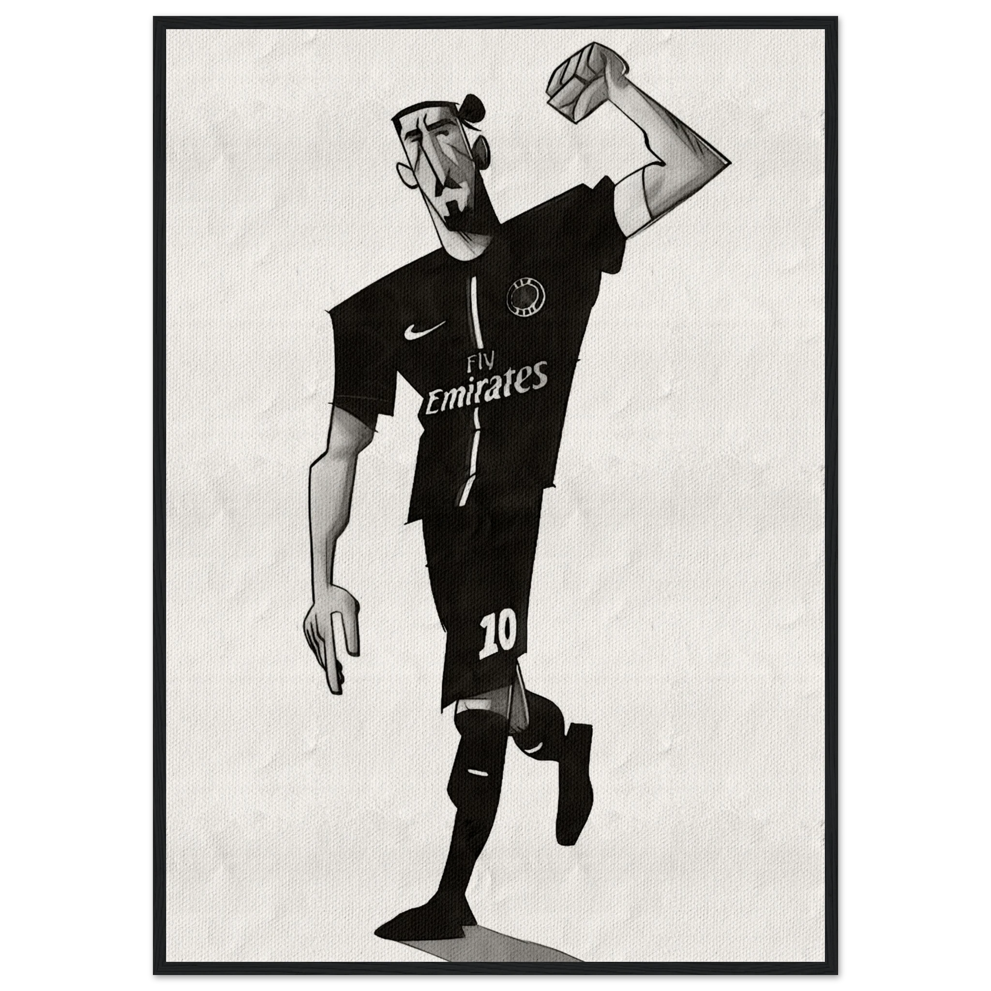 Zlatan Ibrahimovic - Poster im Rahmen