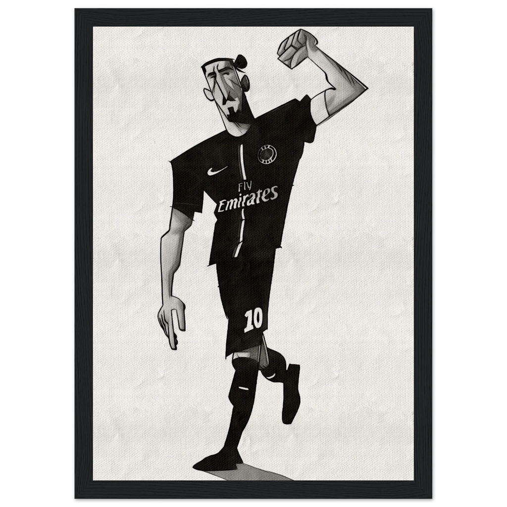 Zlatan Ibrahimovic - Poster im Rahmen