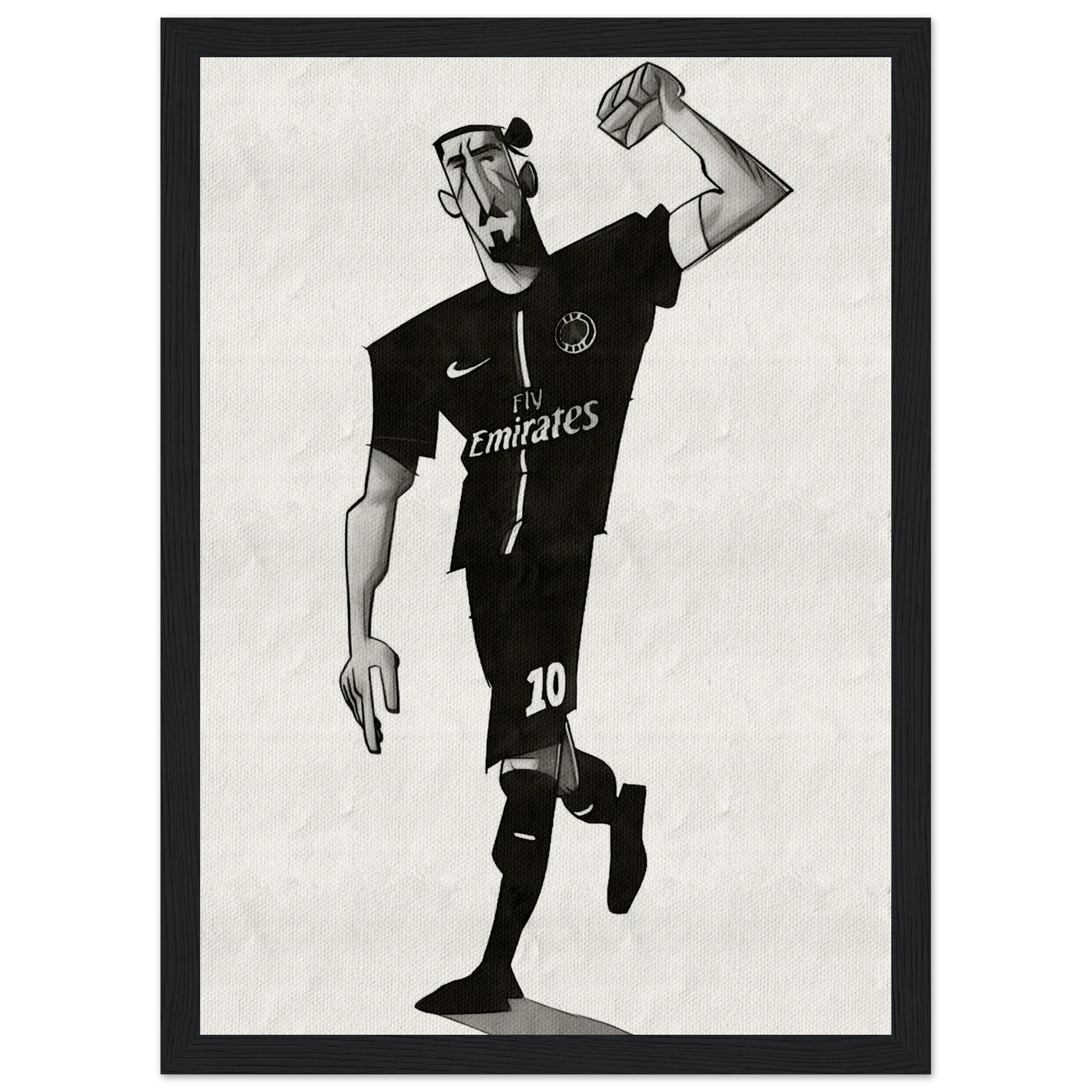 Zlatan Ibrahimovic - Poster im Rahmen
