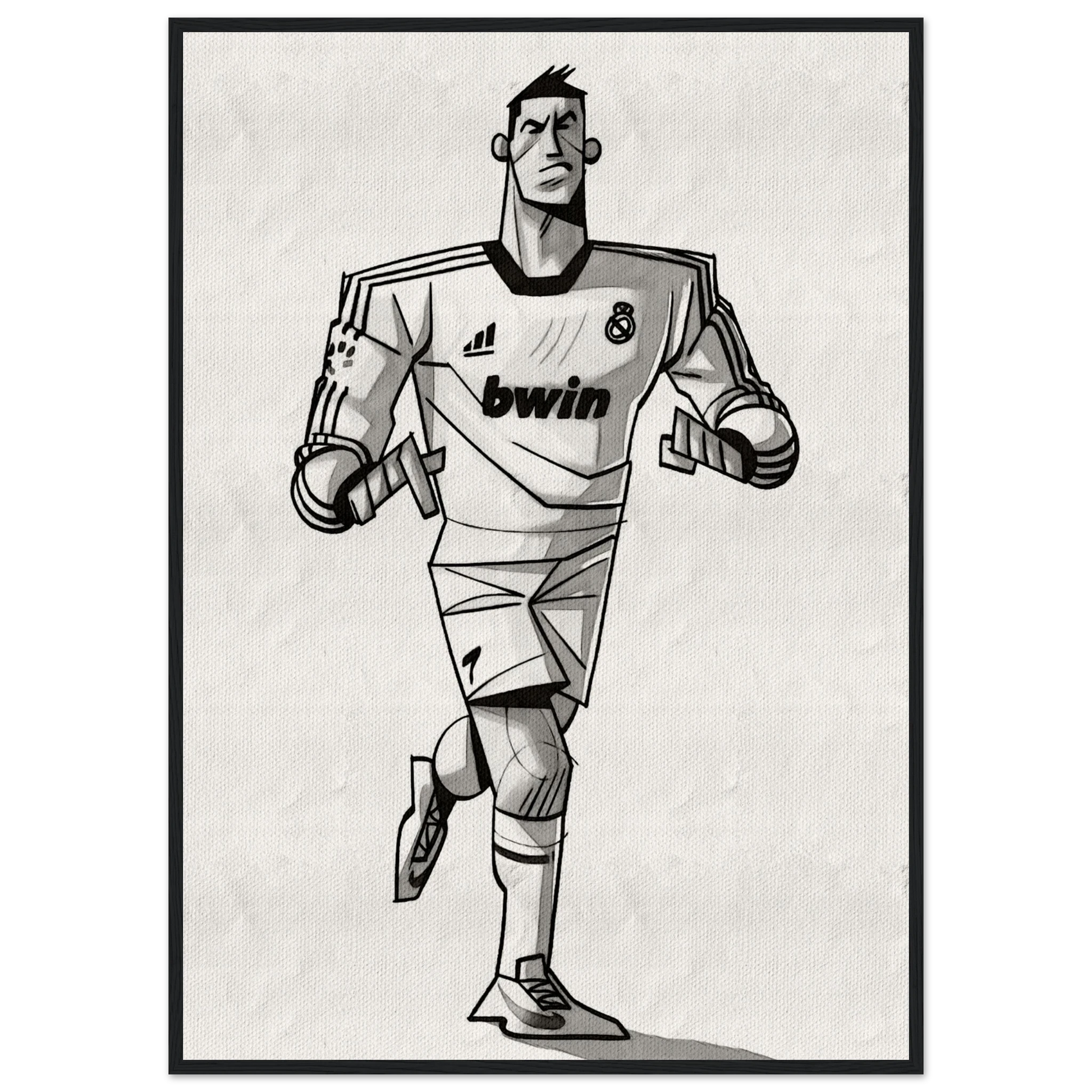 Cristiano Ronaldo - Poster im Rahmen