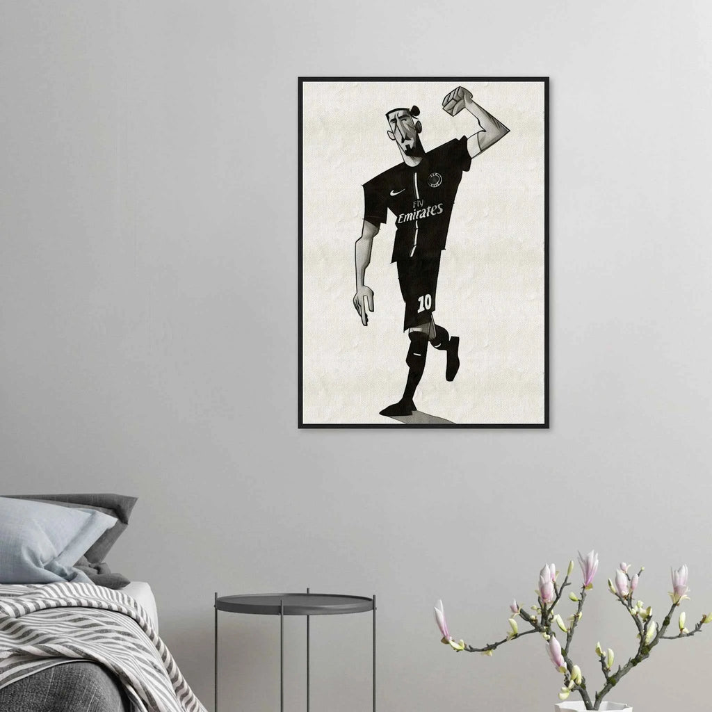Zlatan Ibrahimovic - Poster im Rahmen