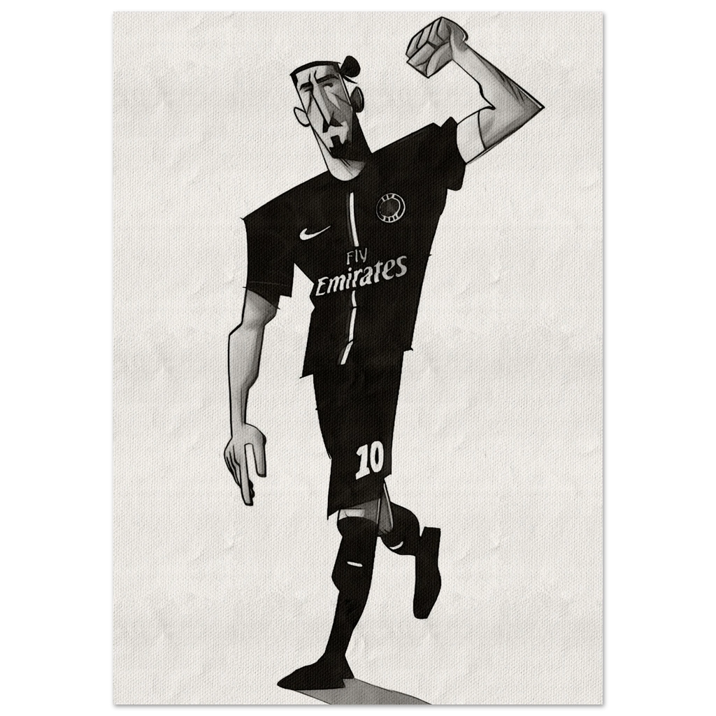 Zlatan Ibrahimovic - Kunstdruck