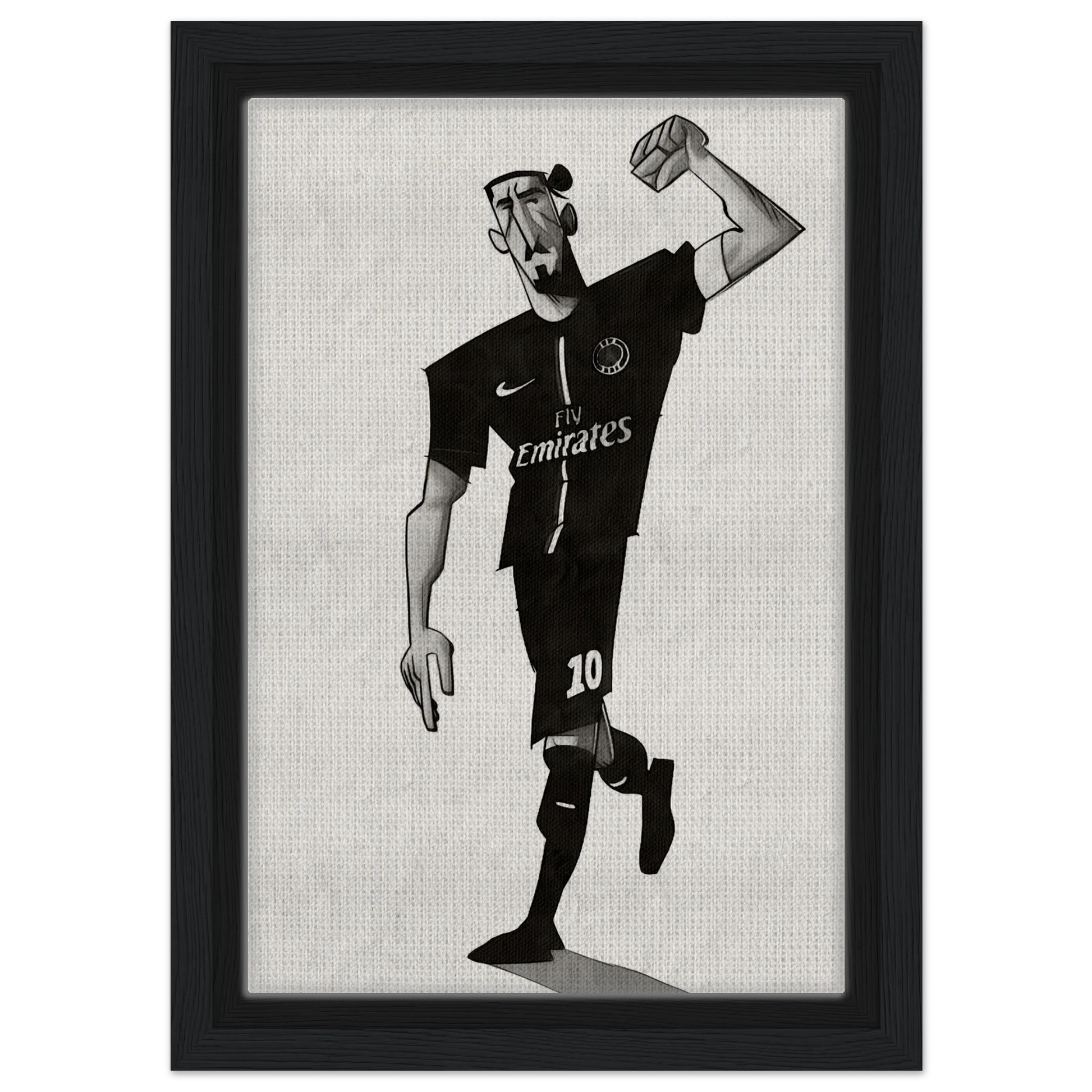 Zlatan Ibrahimovic - Gerahmte Leinwand