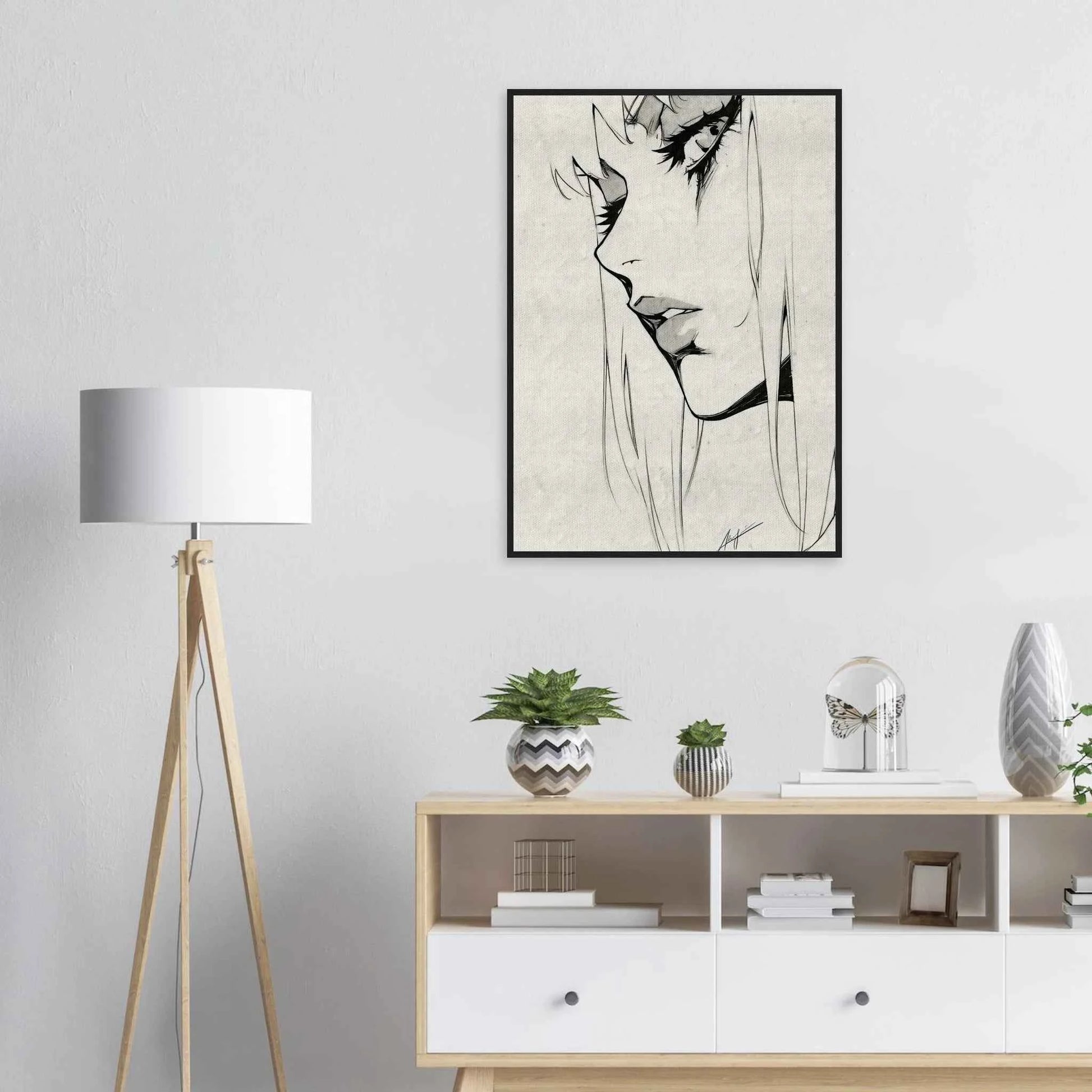 serenity - Poster im Rahmen