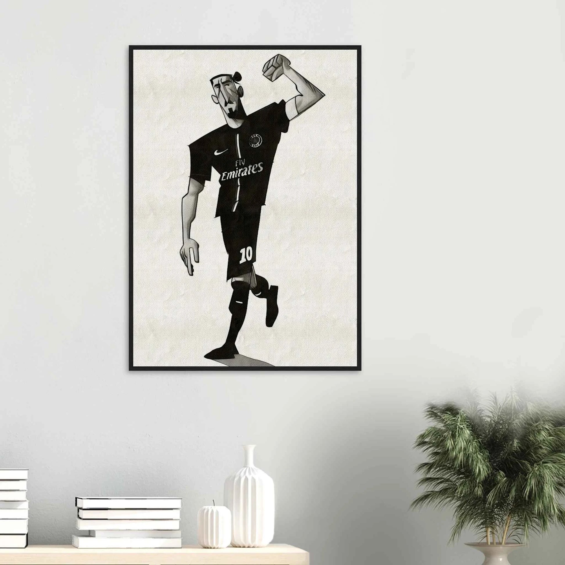 Zlatan Ibrahimovic - Poster im Rahmen