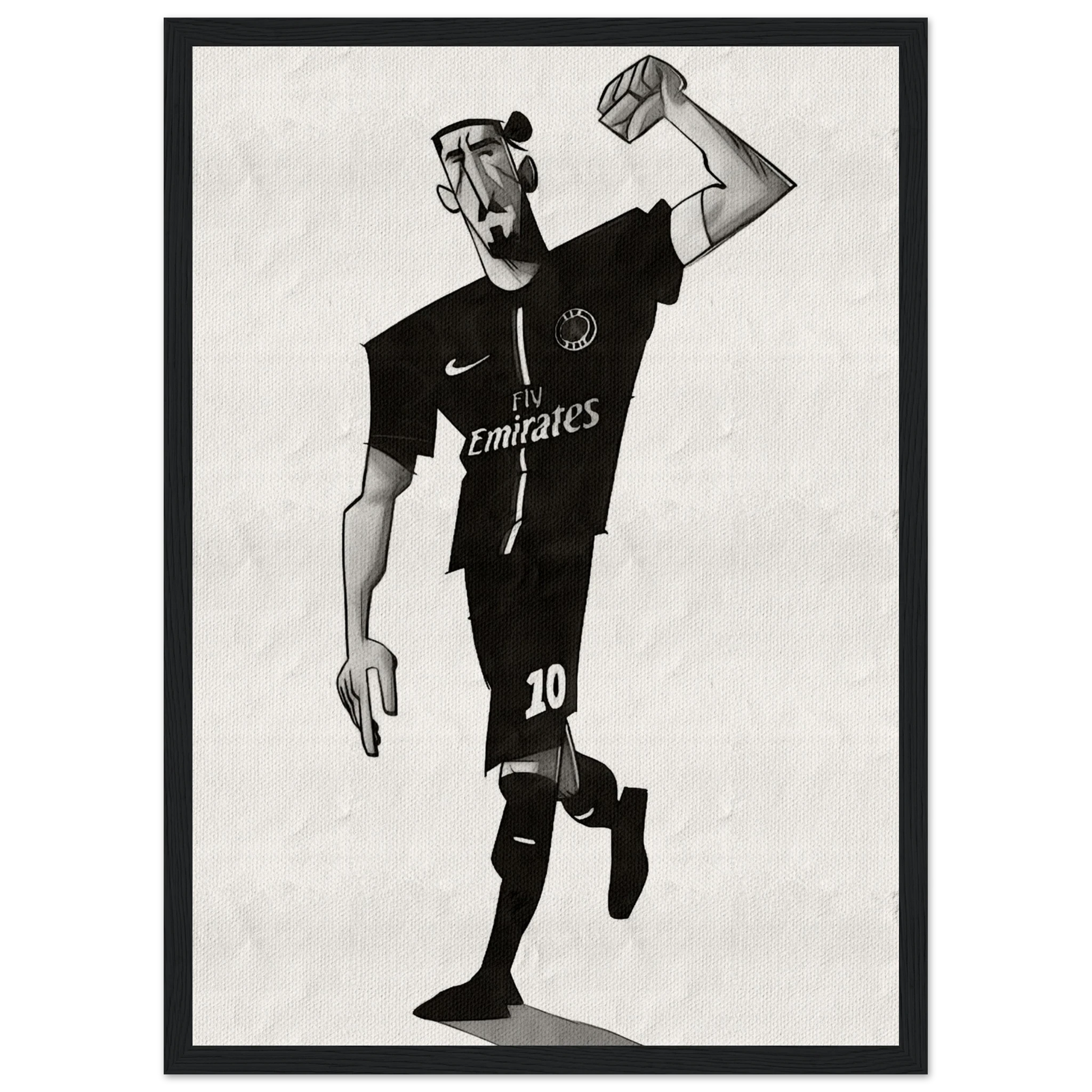 Zlatan Ibrahimovic - Poster im Rahmen