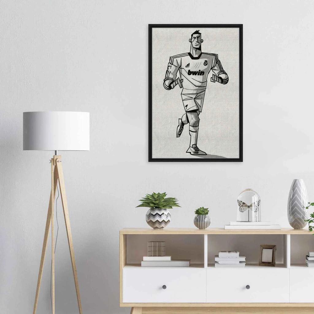 Cristiano Ronaldo - Gerahmte Leinwand